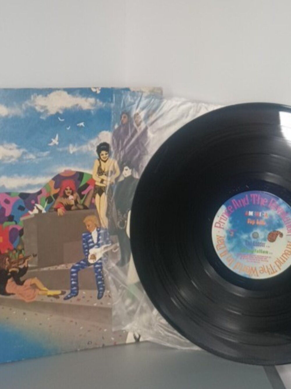 Prince & The Revolution Around The World In A Day LP Vinyl 1985 Paisley Park